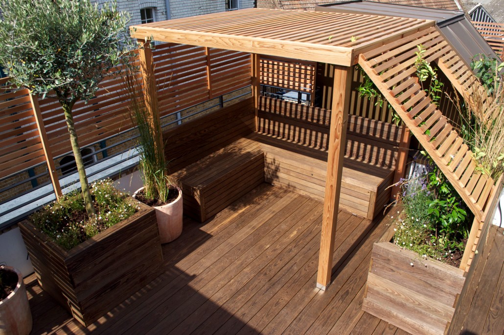 Garden landscape design for roof terraces & balconies. on Roof Terrace Garden Design
 id=82666