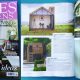 Home and Garden magazines front cover September 2016 issue and page featuring Landspace design's award winning Priory road's bespoke children's den, designed and built by Landspace.