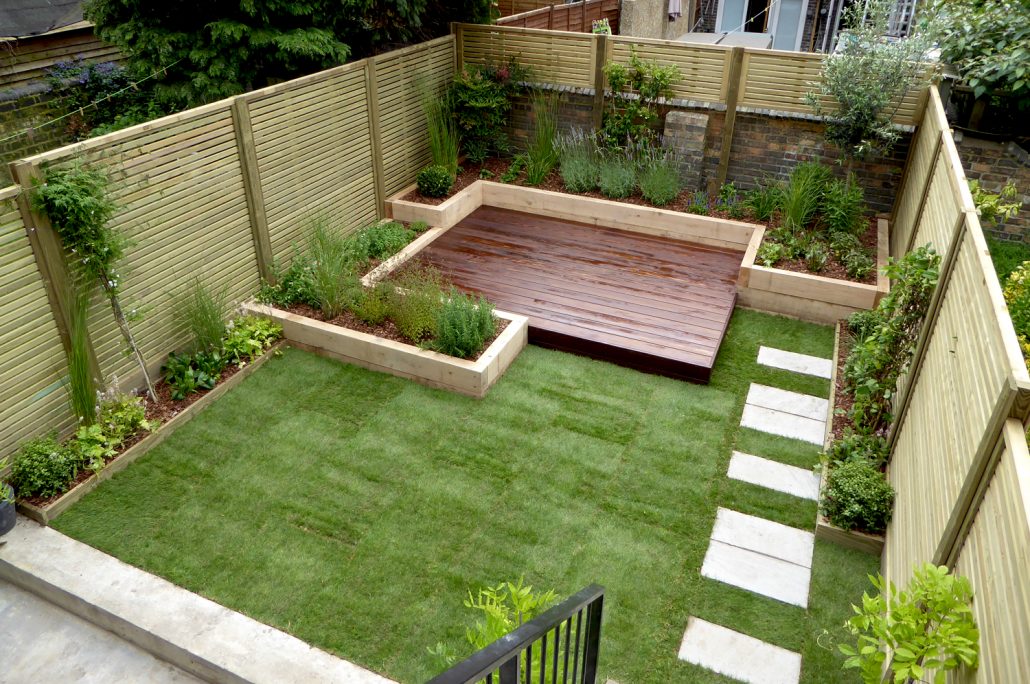 Landscape design for small gardens, by professional landscapers Landspace.