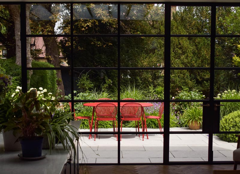 A large, contemporary terraced garden design project in Bromley, Kent, BR2.